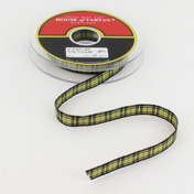 Ribbon, 20m YARN DYED Poly, 10mm, Cornish National Tartan